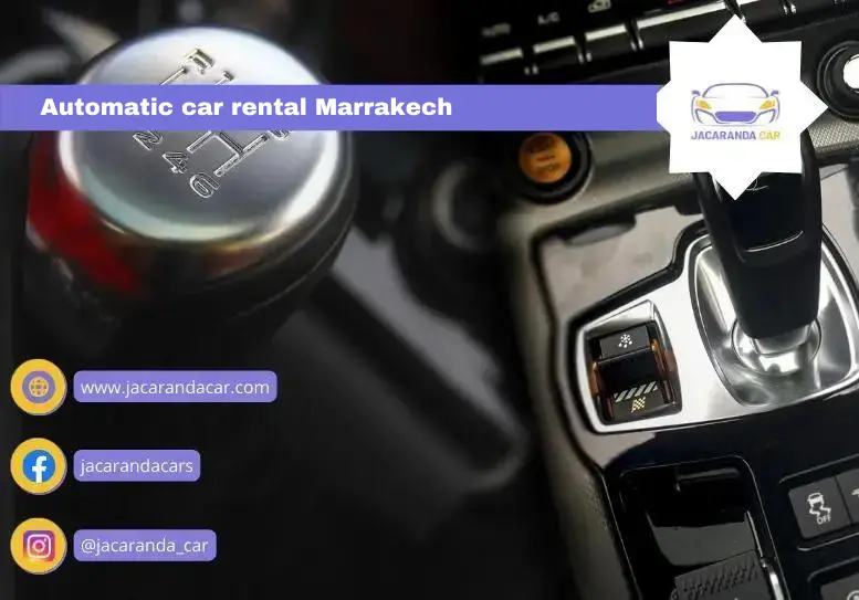 Automatic car rental in Marrakech