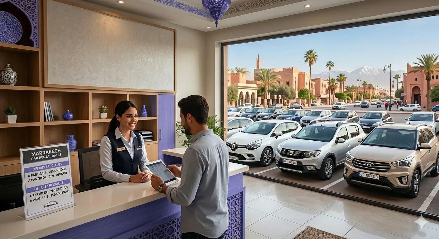 kost een huurauto in Marrakech